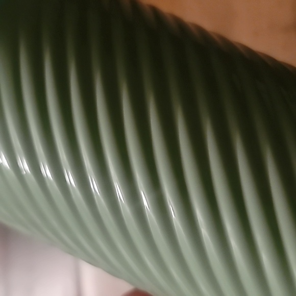 Starbucks Swirled Metal Light Green Tumbler Cup Venti - Picture 7 of 9